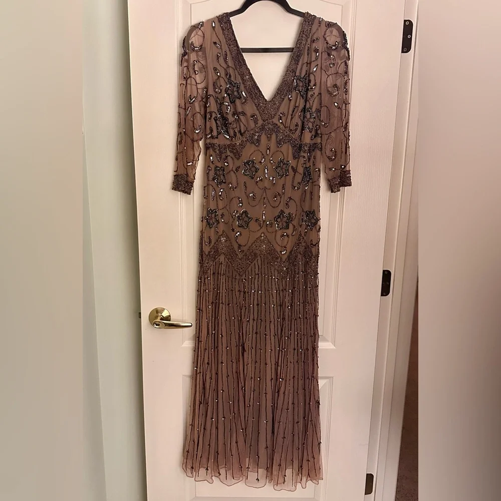 ***BRAND NEW*** Downton Abbey style hand beaded dress, Size: 16, NEVER WORN!! - Picture 2 of 9